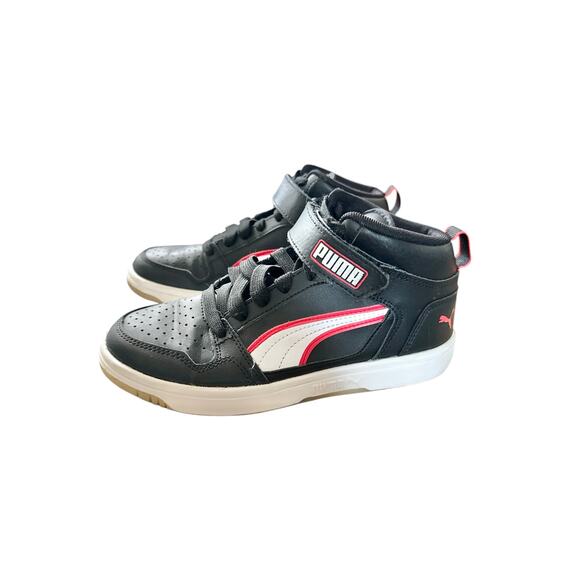 Puma Rebound Mid Strap Alumni Jr Sneaker Youth Boy Basketball Size 4.5 - Picture 5 of 11